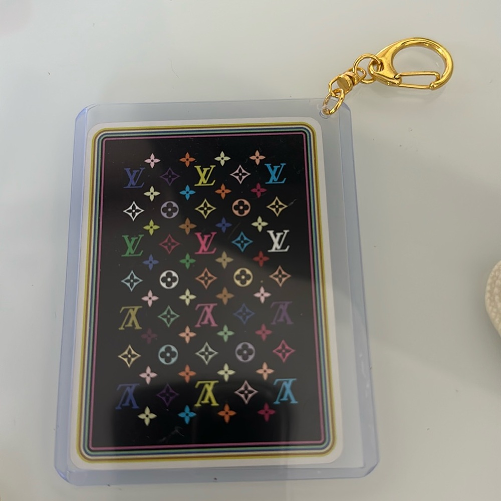 Louis Vuitton playing card in case